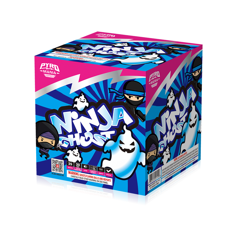 Ninja Ghost 25 colpi Torta Assortimento MC114
