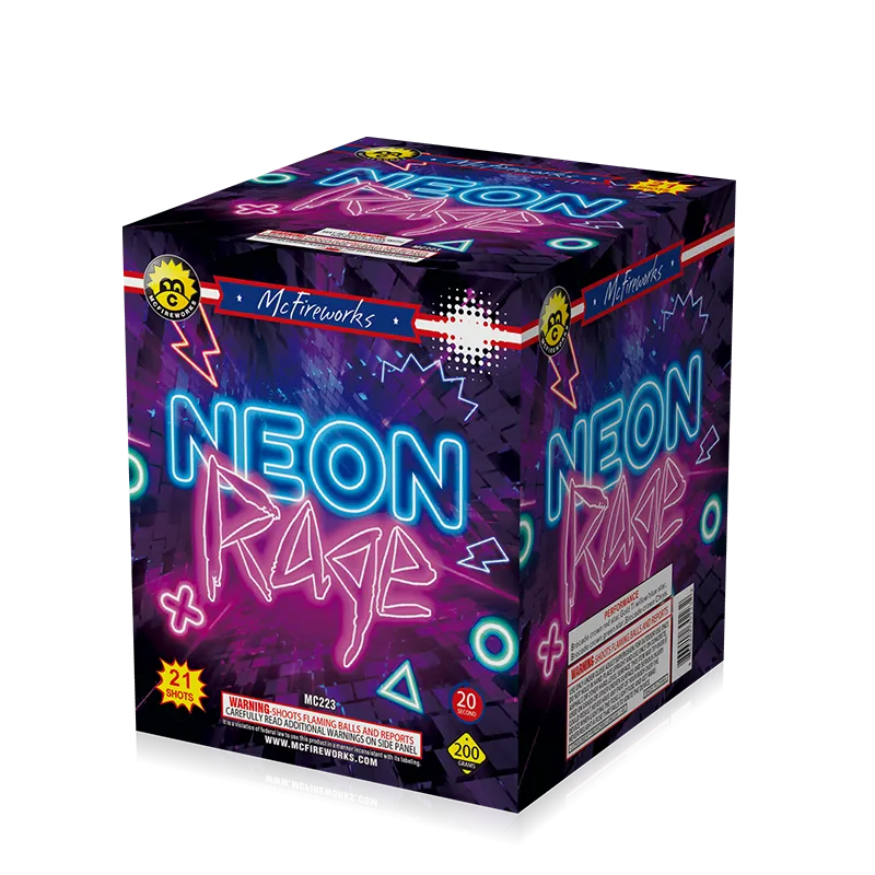 Neon Rage 21 colpi 200g Cake MC223