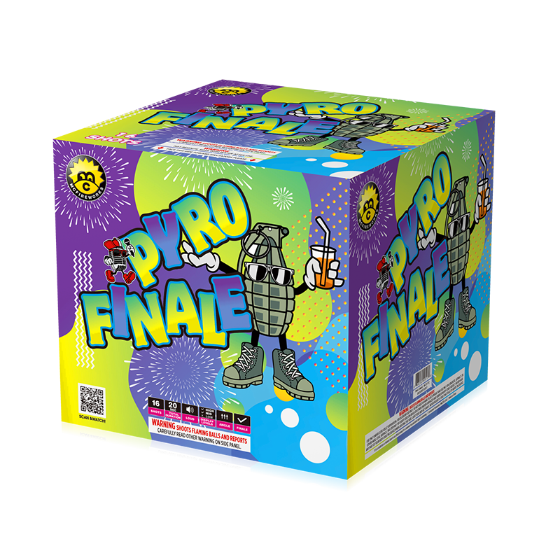 Pyro Finale 16 colpi 500G Torta Assortimento MC517