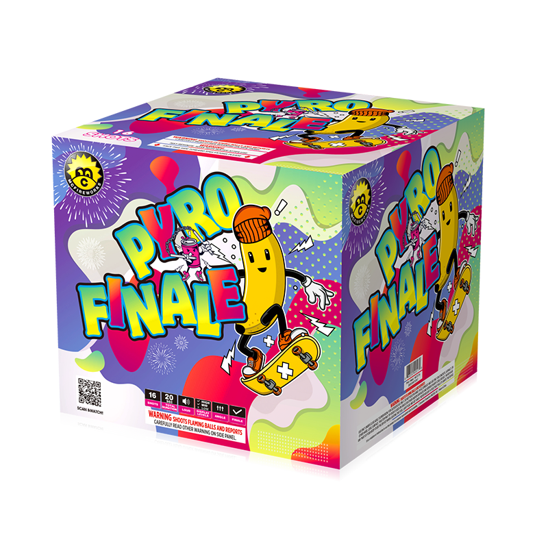 Pyro Finale 16 colpi 500G Torta Assortimento MC517