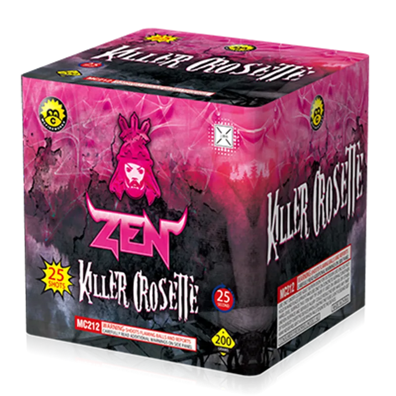Killer Crossette 25 colpi 200g Cake MC212