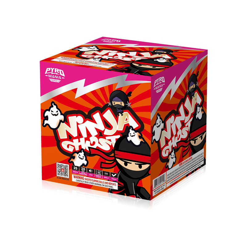 Ninja Ghost 25 colpi Torta Assortimento MC114