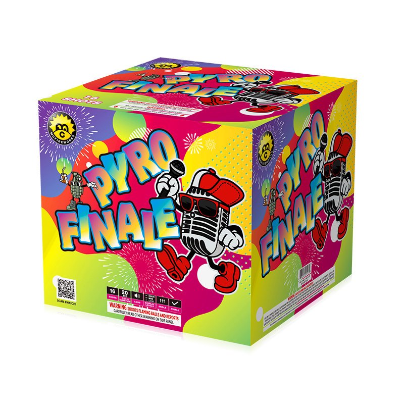 Pyro Finale 16 colpi 500G Torta Assortimento MC517
